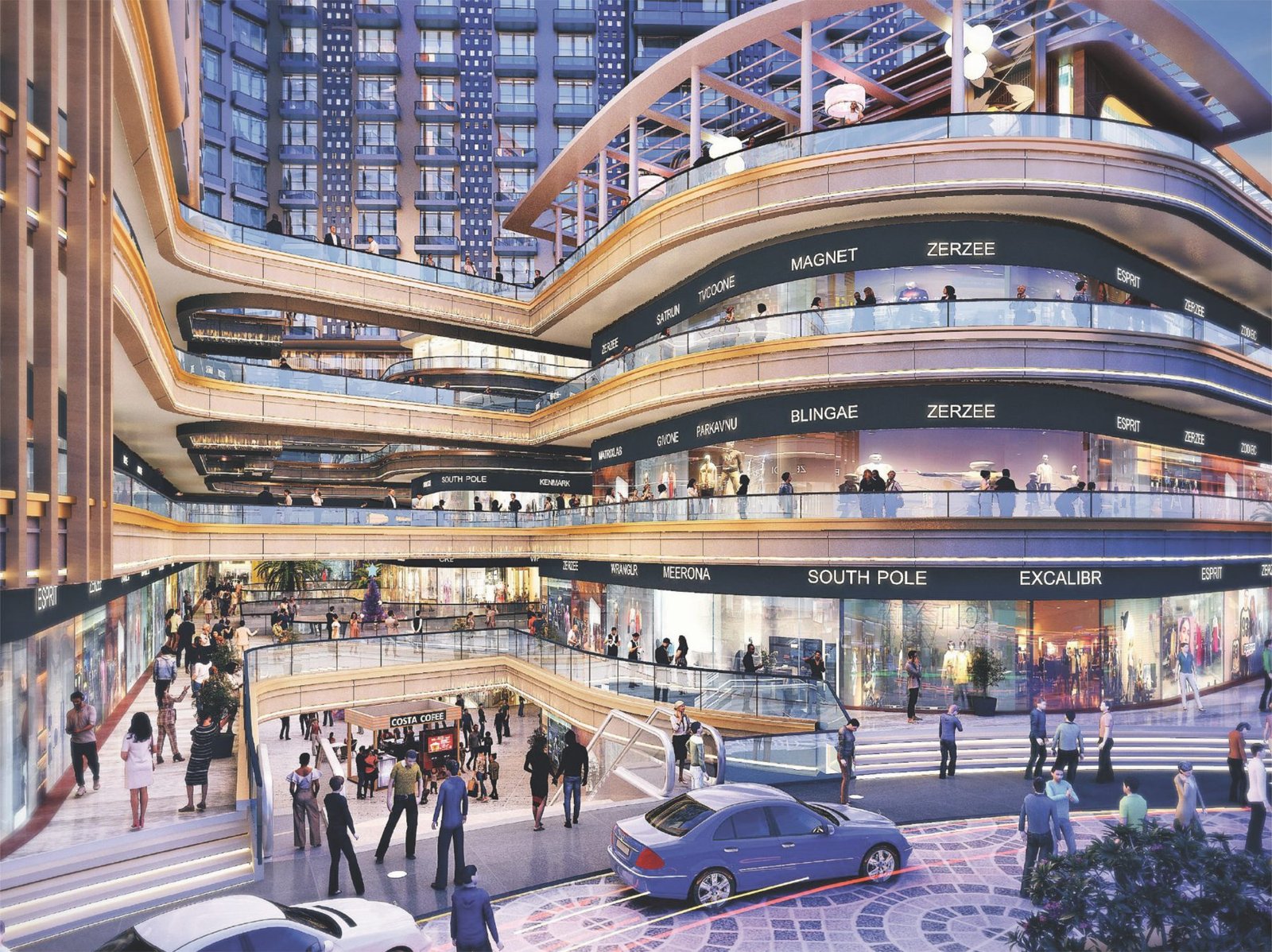 Commercial shops and showrooms at RIO ONE